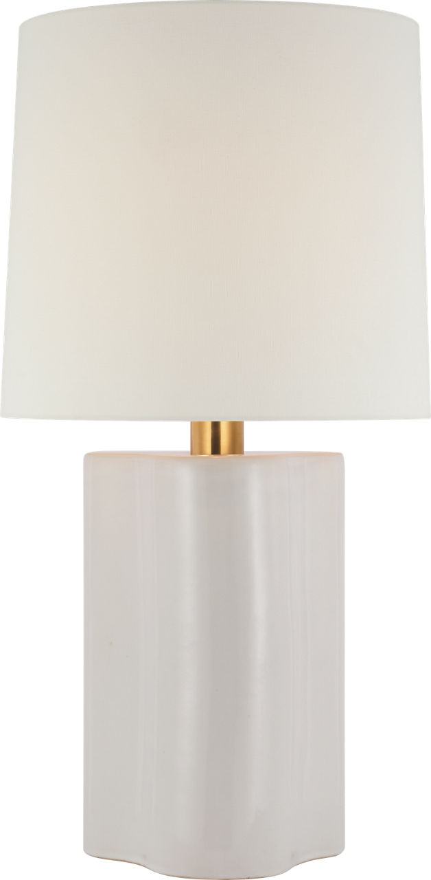 Lakepoint Large Table Lamp in Ivory with Linen Shade